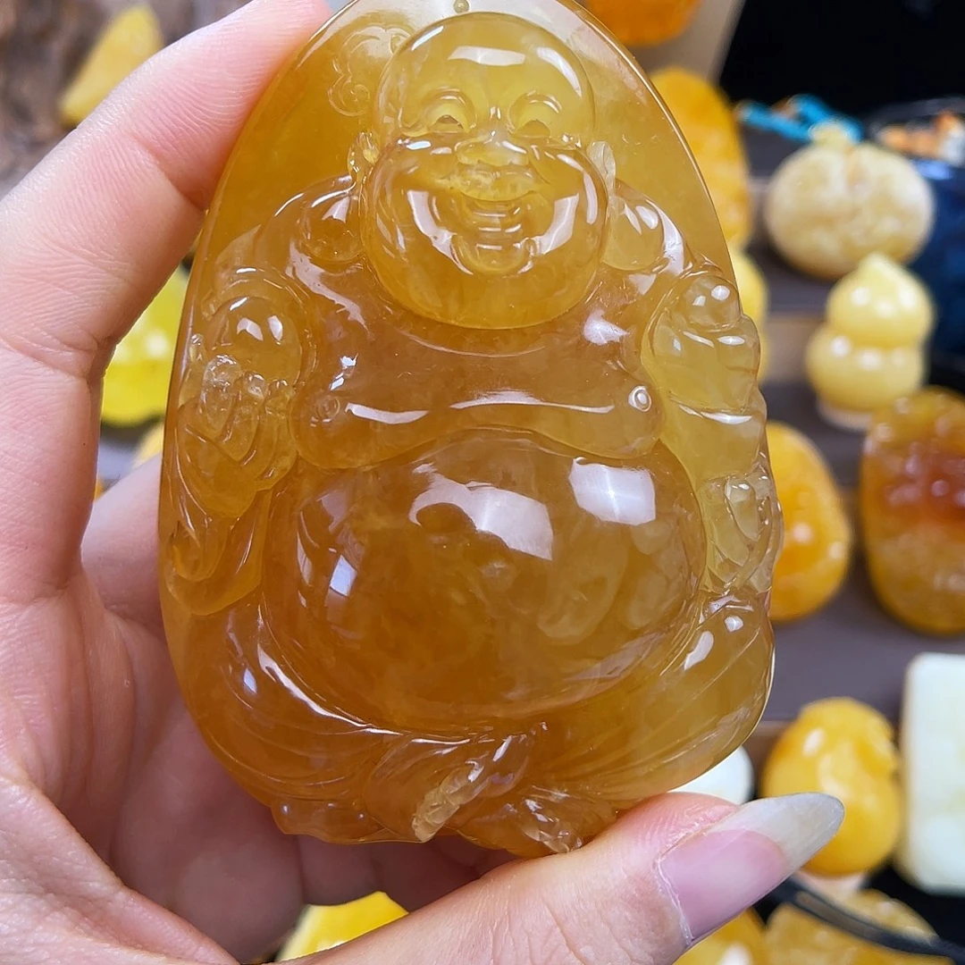 琥珀未镶嵌珠宝奇石
