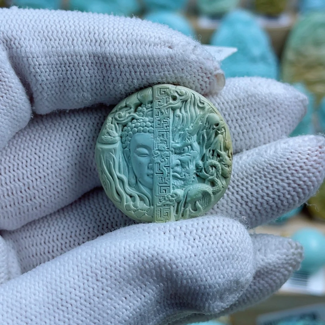 绿松石未镶嵌珠宝奇石