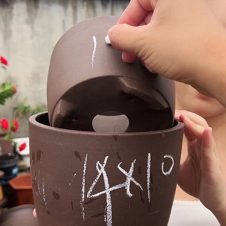 笔筒两件套花盆花盆