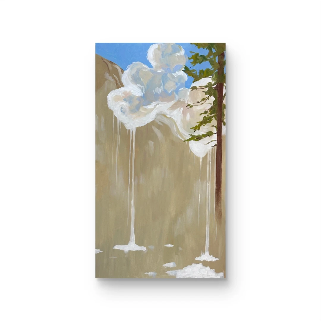 【 流云 】孤品"90*160" No.927纯手绘挂画