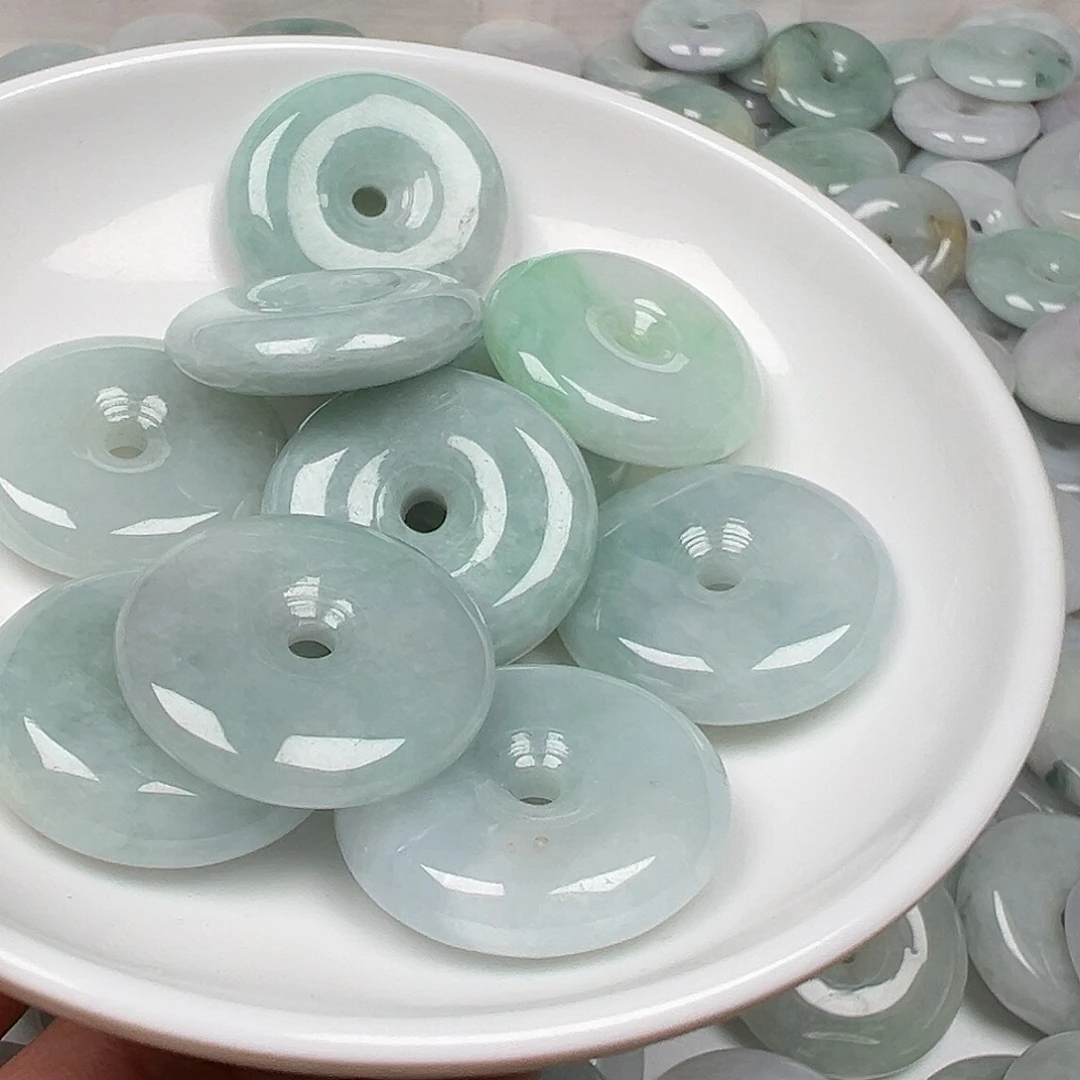 翡翠手链未镶嵌谢*羯货主老华