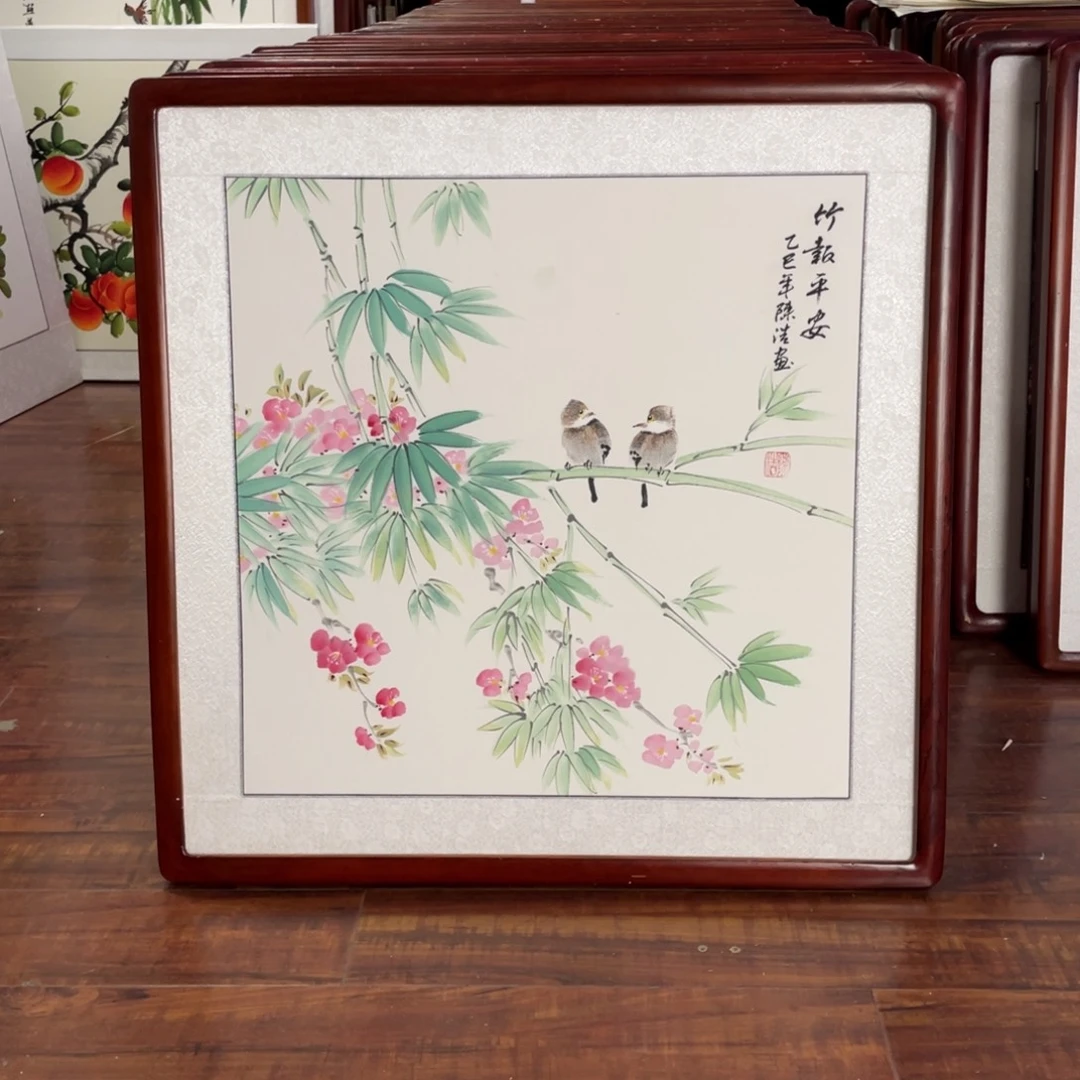 国画带框尺寸63*63厘米