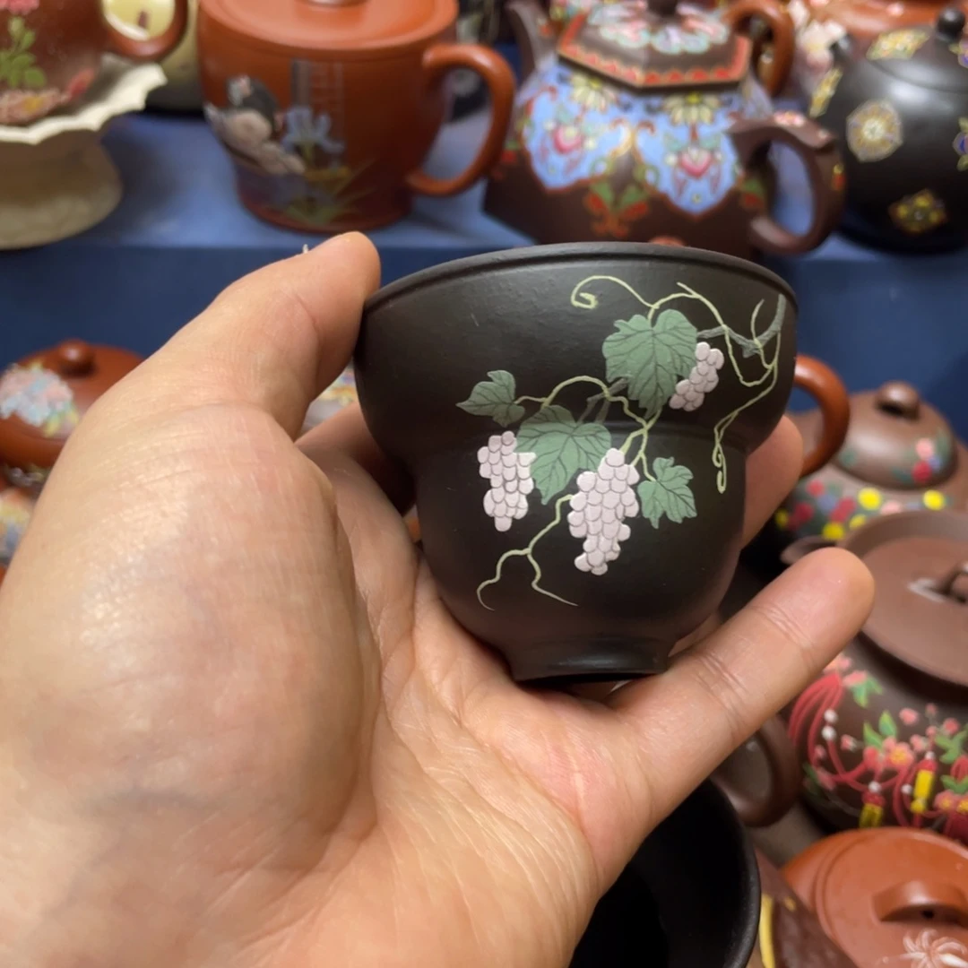 紫砂茶杯紫砂主人杯100cc