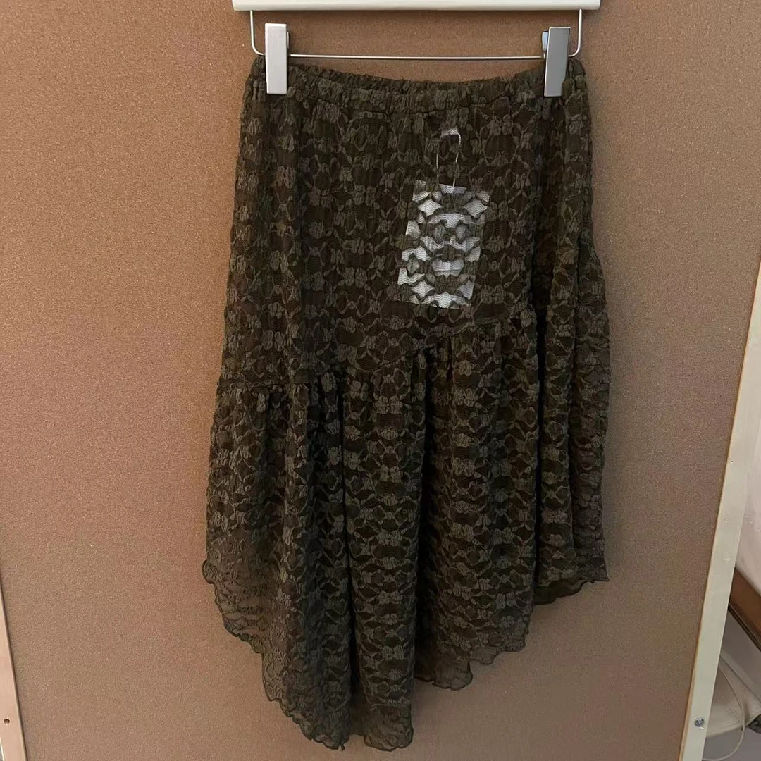 【清】NO退换-不规则蕾丝屁帘裙【80032】