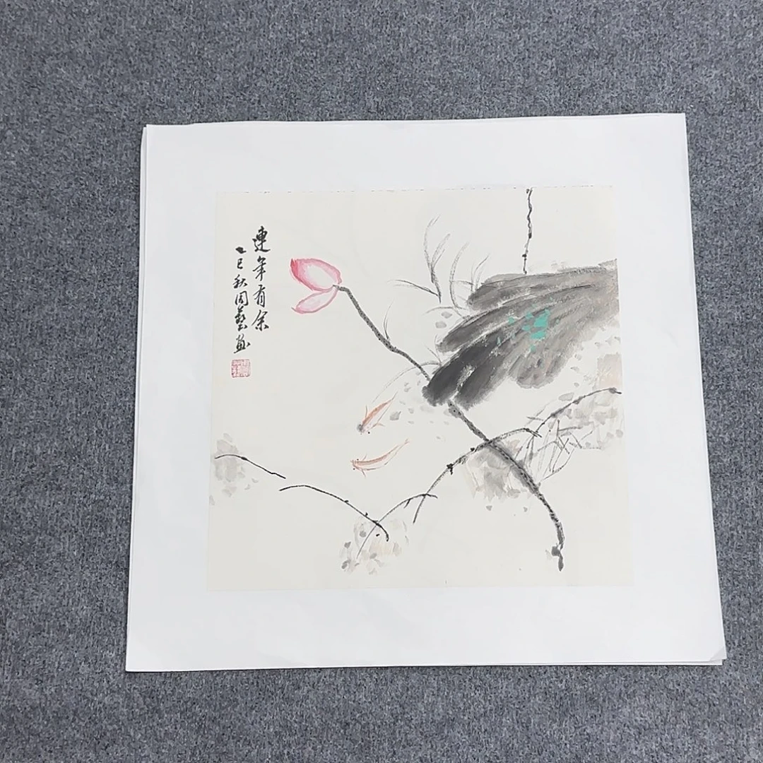国画35*35纯手绘周艺