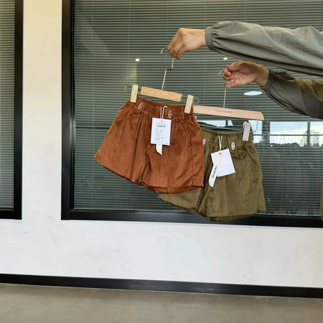 现货  2024秋季儿童女童男童休闲短裤1081002