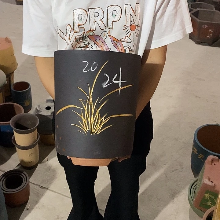 紫砂花盆紫砂花盆