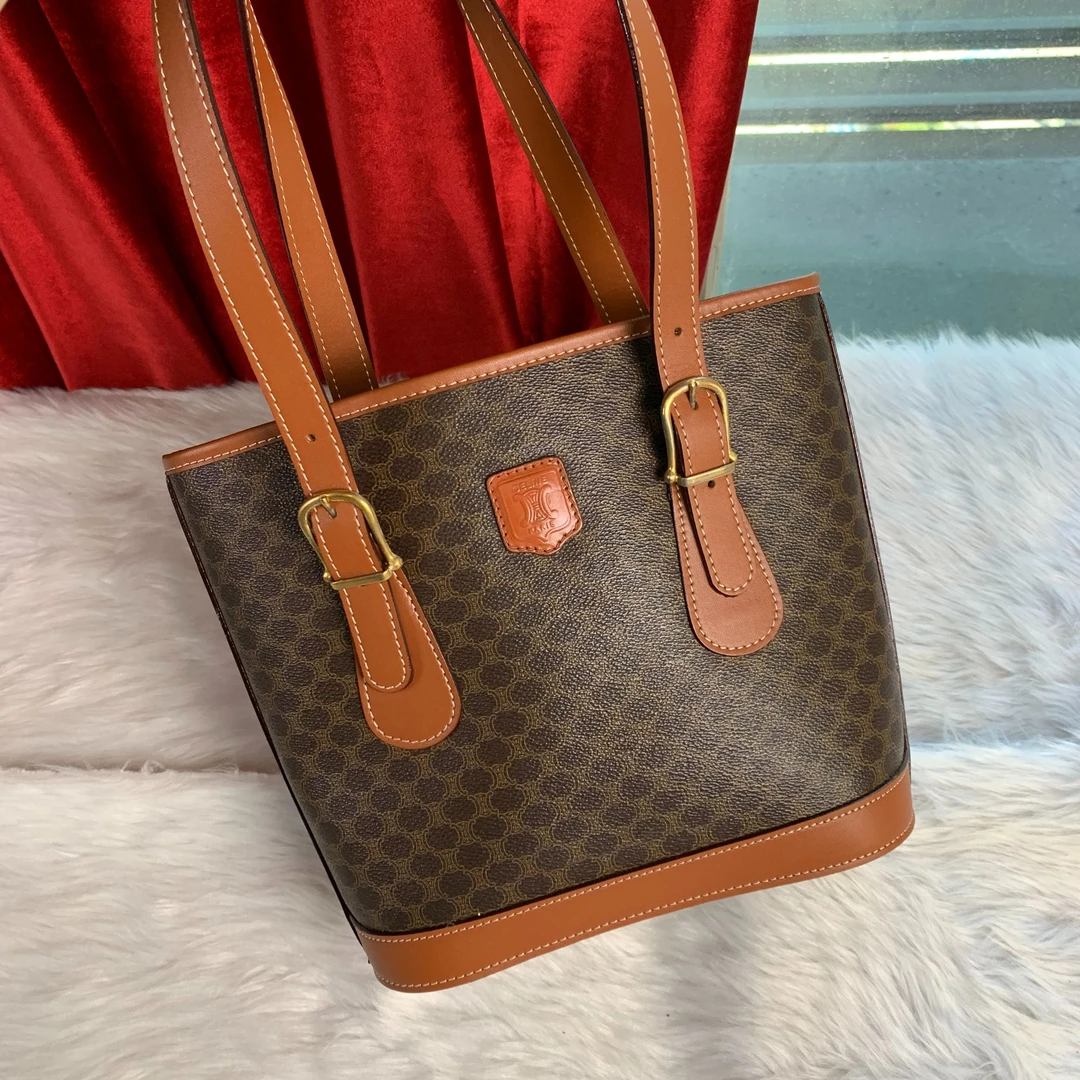 95新 Celine/思琳 老花水桶包/FYFY08715037/5037/修复品