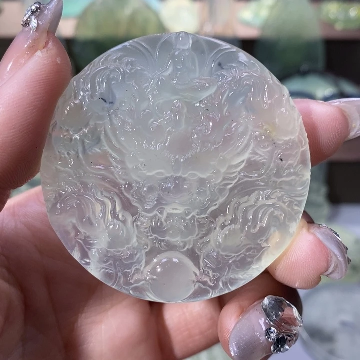 岫玉吊坠未镶嵌吊坠