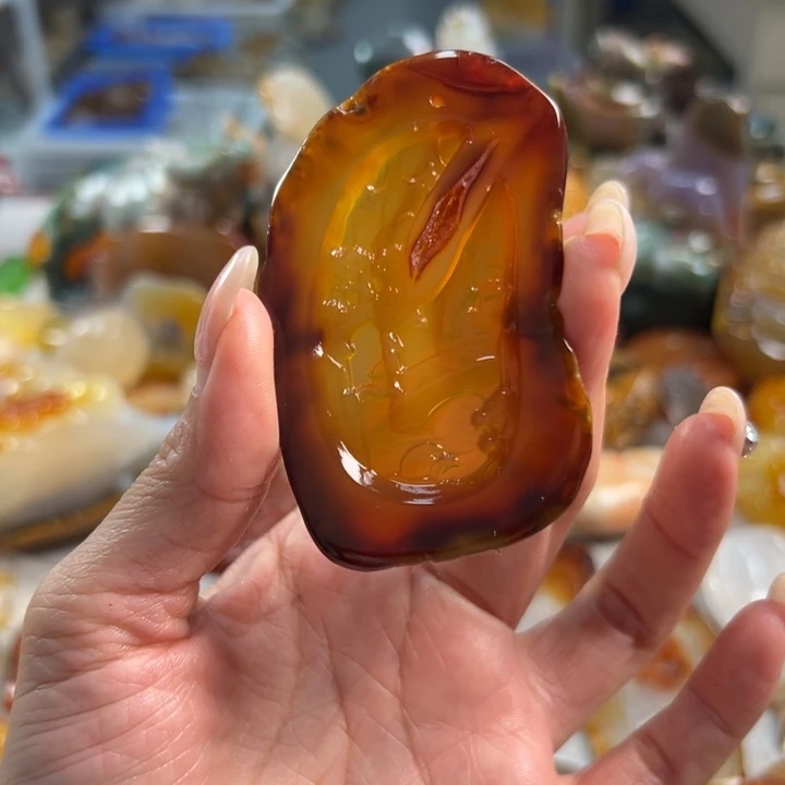 玛瑙/玉髓吊坠(不含链)未镶嵌