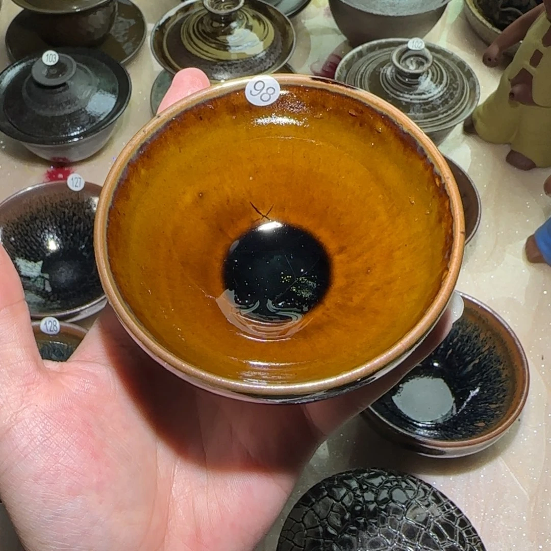 茶盏小*张精品柴烧自烧自卖98