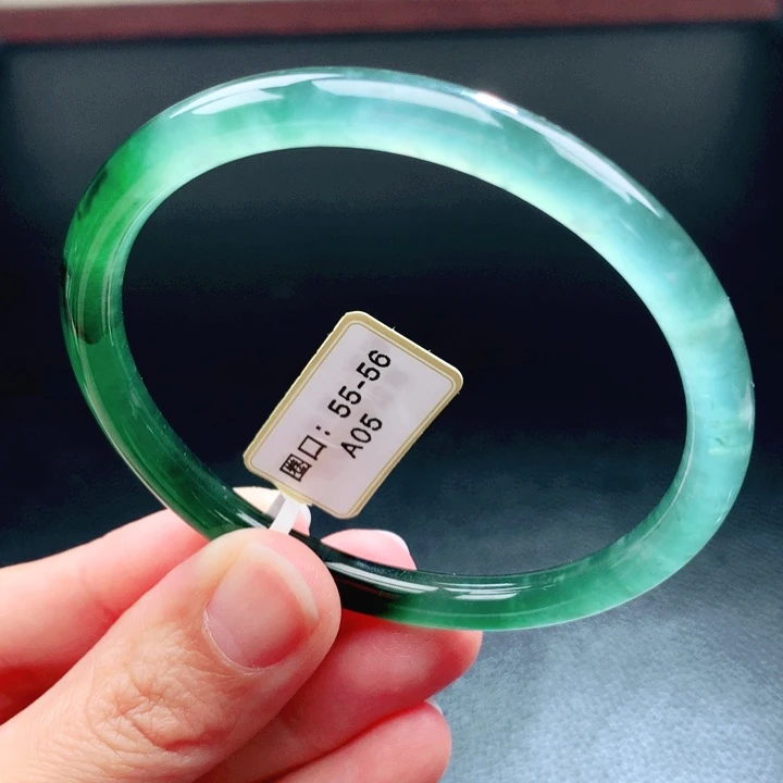 翡翠未镶嵌手镯天然翡翠手镯36