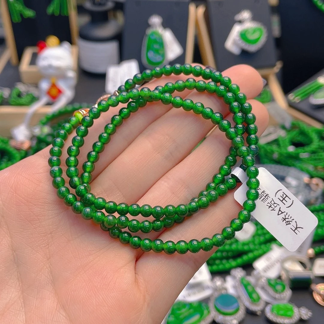 翡翠颈饰未镶嵌项链卡4