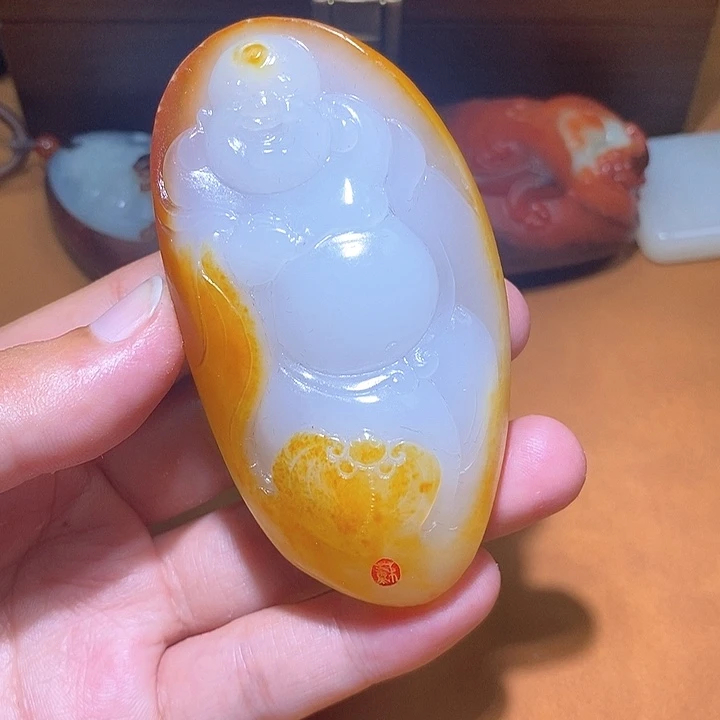 和田玉未镶嵌颈饰A7