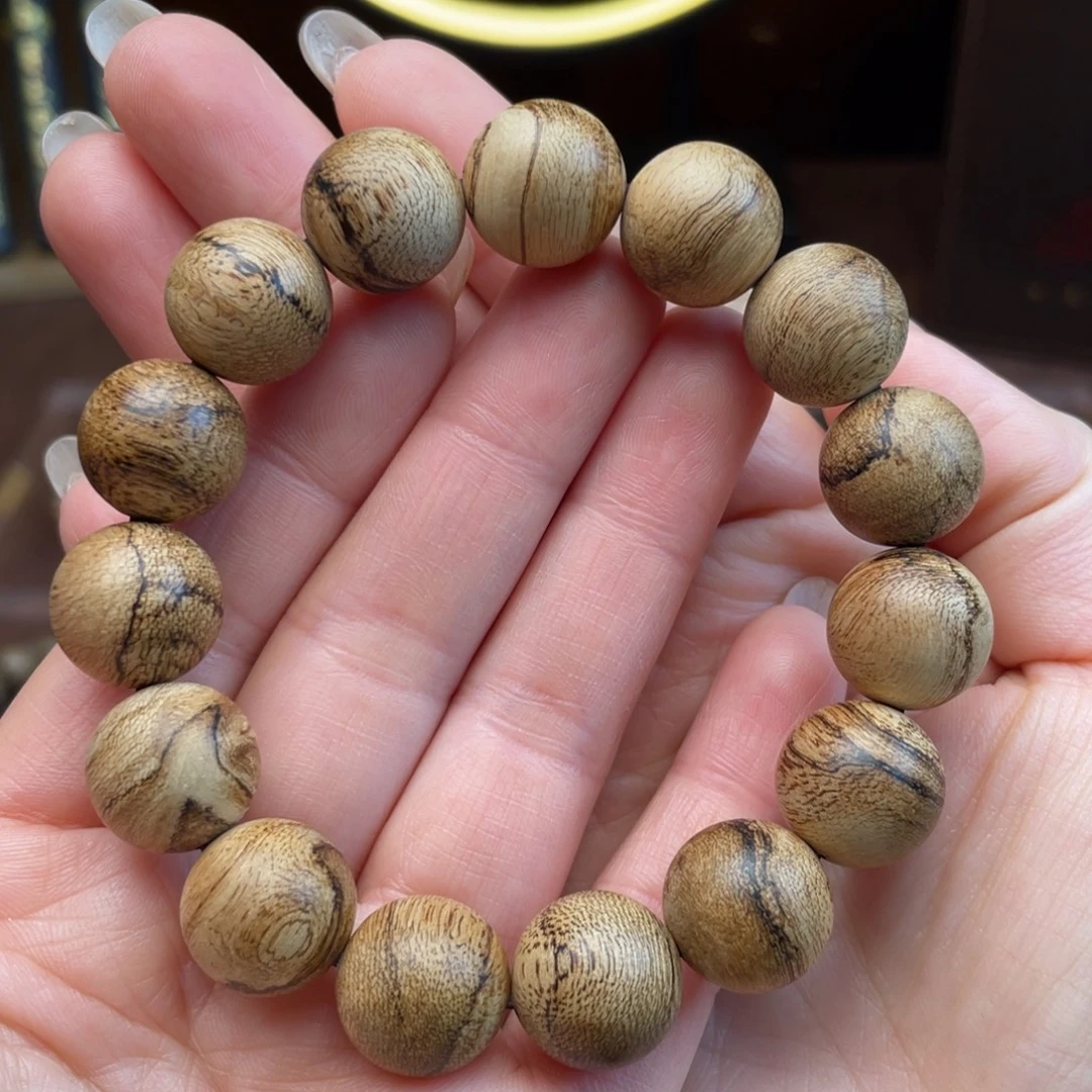 沉香手串天然野达拉干沉香1.4单圈 14克