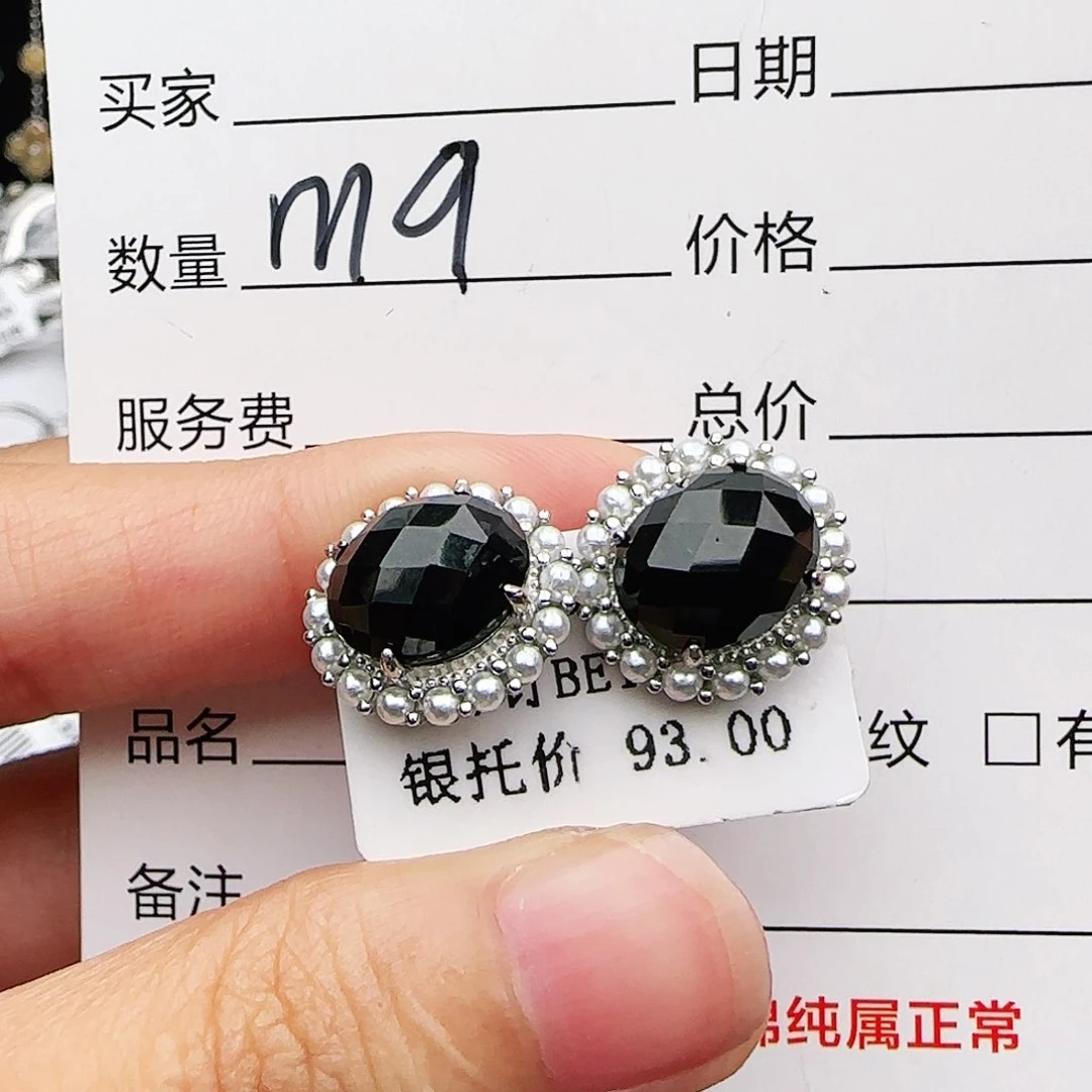 银S925镶嵌戒指翡翠戒指