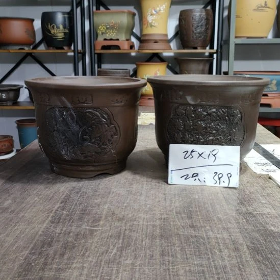紫砂花盆花盆清仓大处理