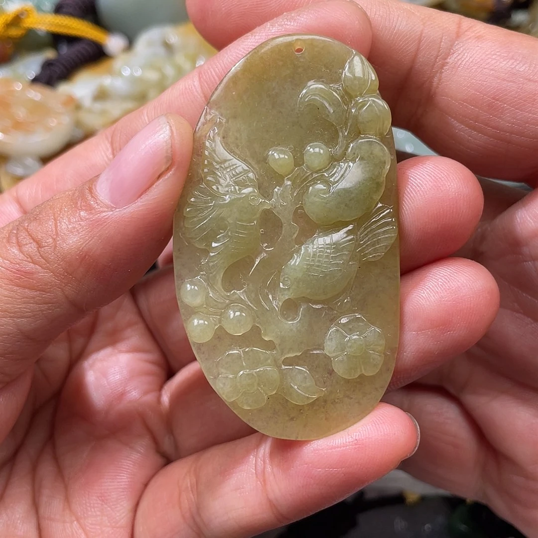 颈饰未镶嵌翡翠翡玉缘翡翠