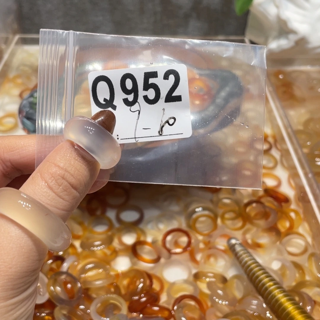 玛瑙/玉髓未镶嵌戒指952