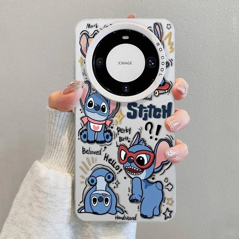 眼鏡史迪仔适用华为mate60pro手机壳70rs高级感P70/80小众全包防