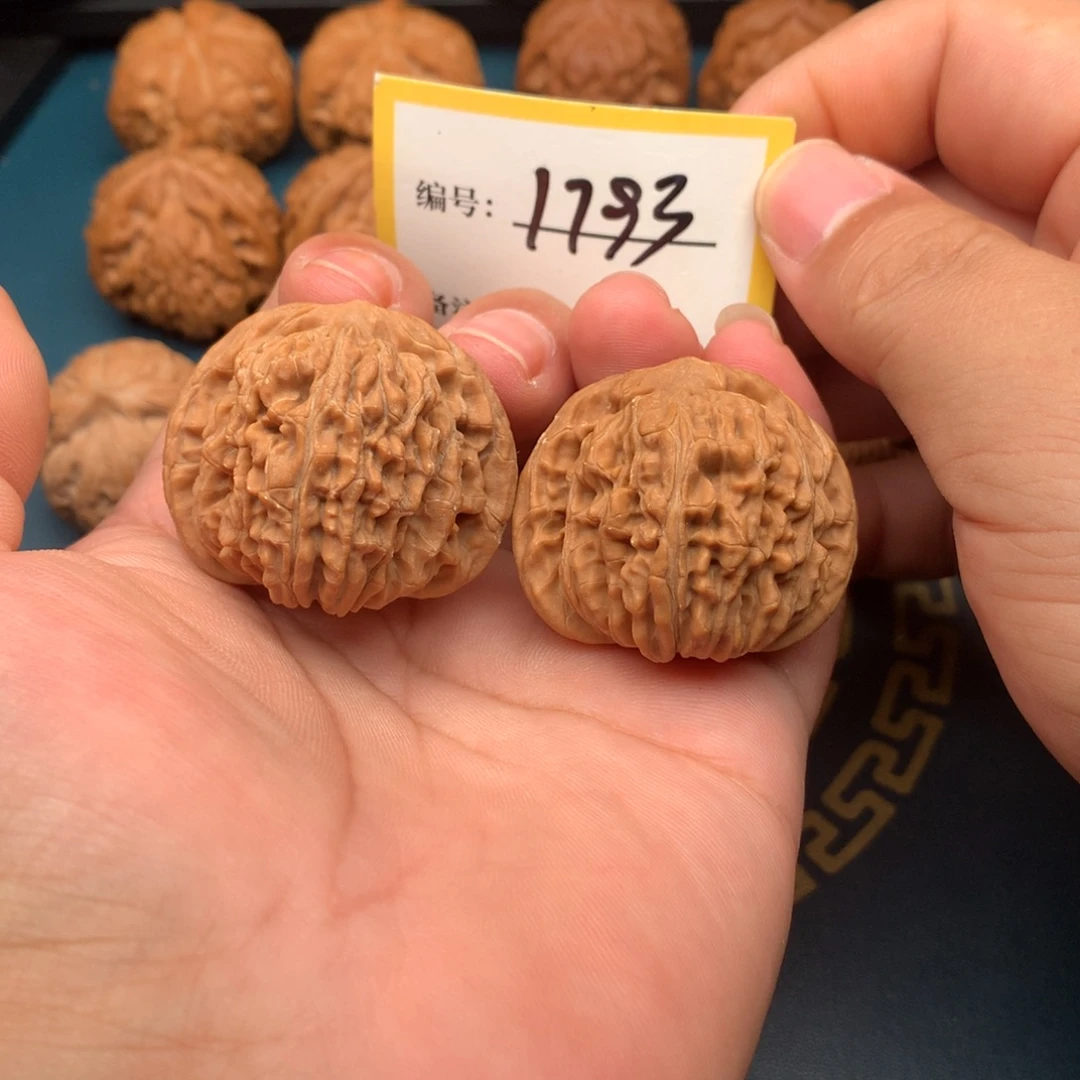 把件文玩核桃40全品四座楼1793