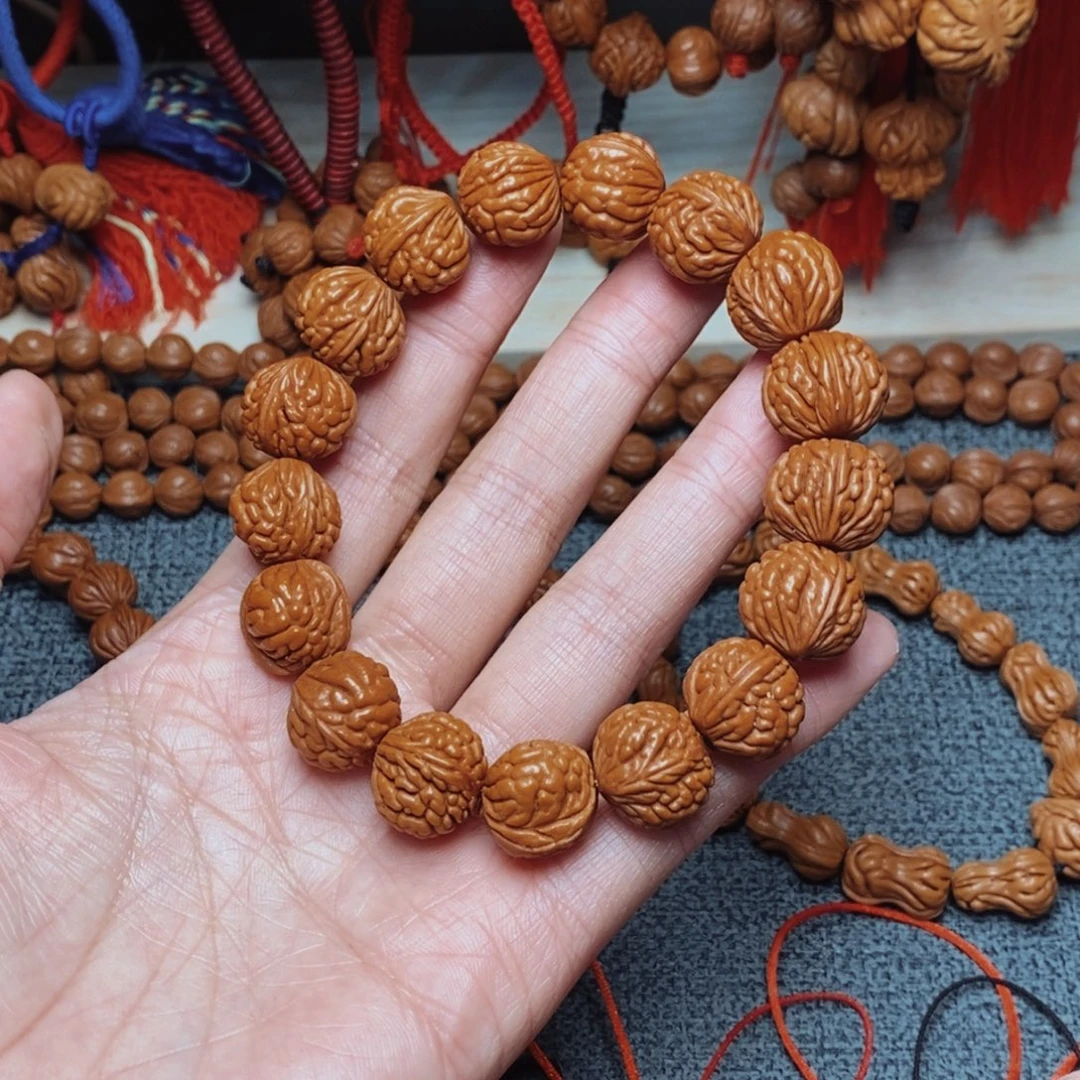 吊坠桃核桃枭手串1