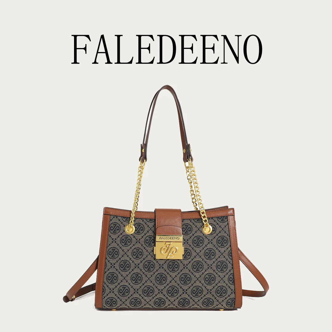 FALEDEENO/法莱迪诺女士新款百搭托特包休闲单肩斜挎包T601