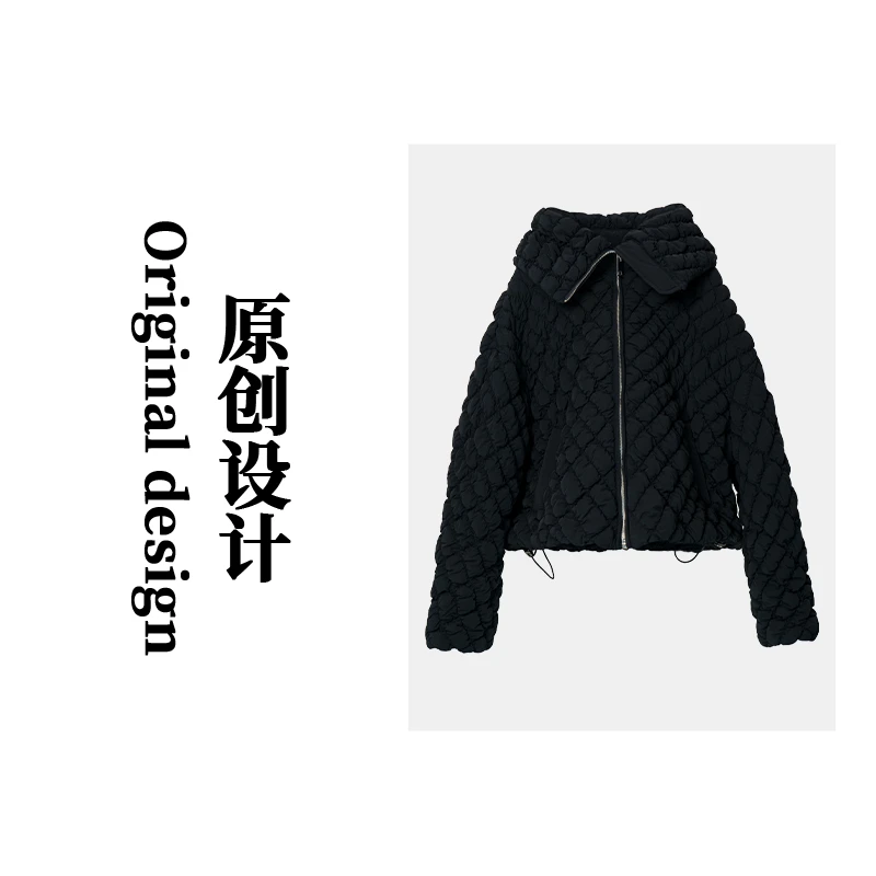 【青元子】短款小O型泡泡格羽绒服SDYH2292