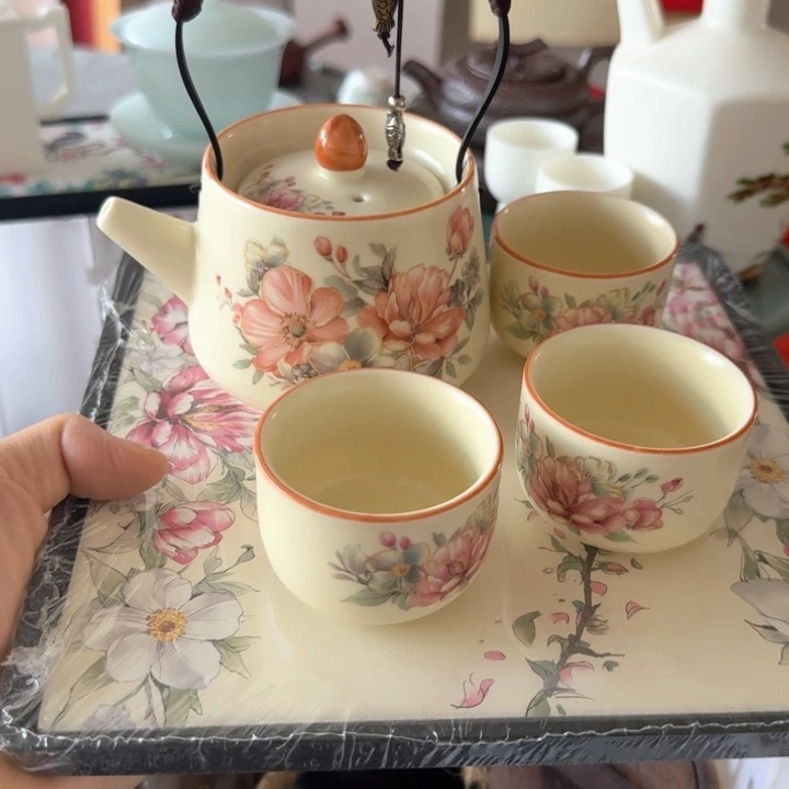 微瑕陶瓷茶具茶杯茶壶
