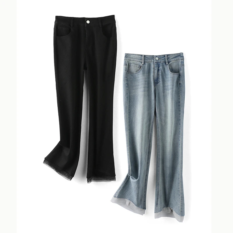 32125【依系列】微喇做旧牛仔裤2I353295D