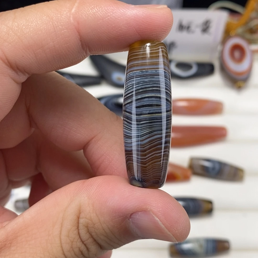 合金颈饰玛瑙/玉髓小*铛