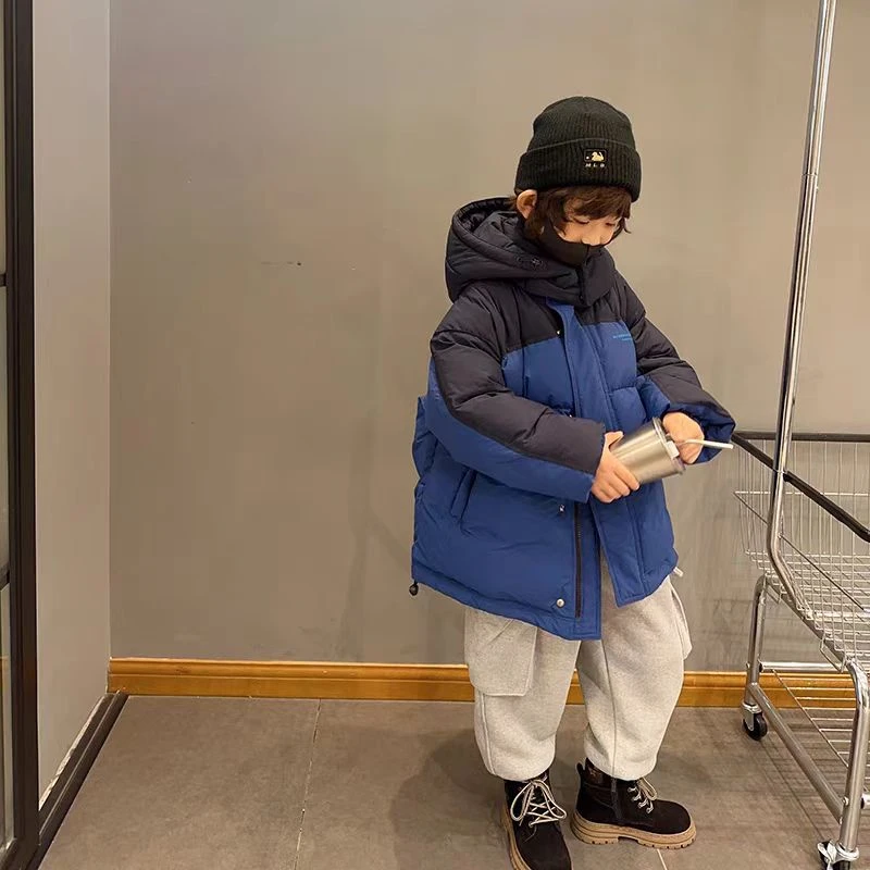 D295男童冬季新款加厚棉衣