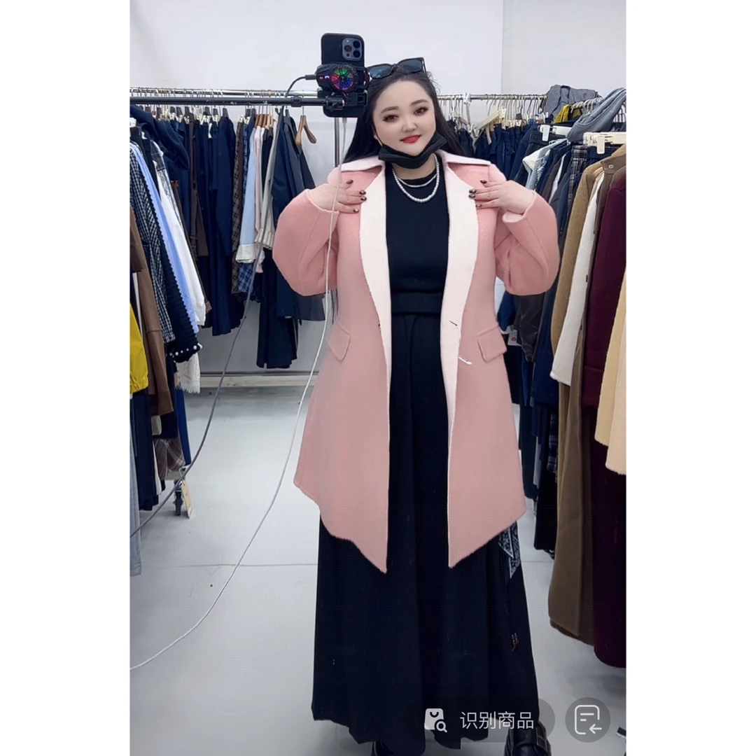 妮妮家10008秋冬新款中长款大衣！