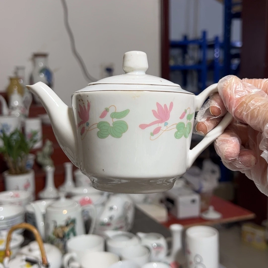 醴陵高温陶瓷炸福利老式茶壶300毫升微瑕