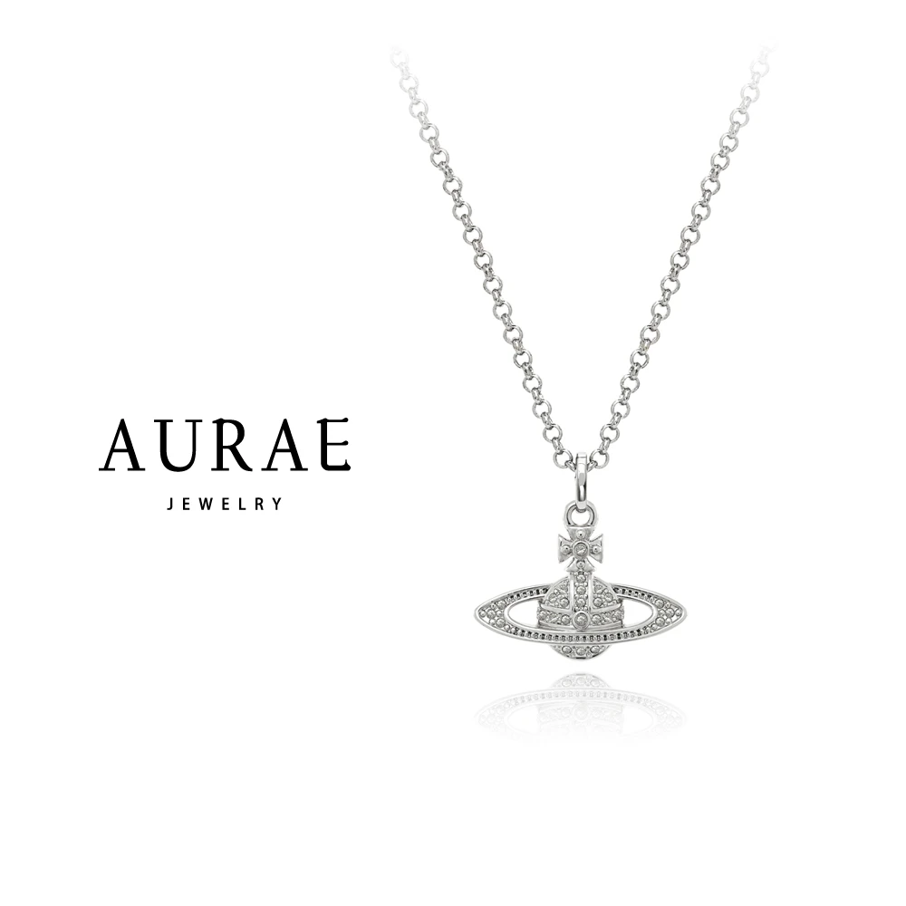 铜合金项链 土星项链女款高级感轻奢首饰小众时尚百搭