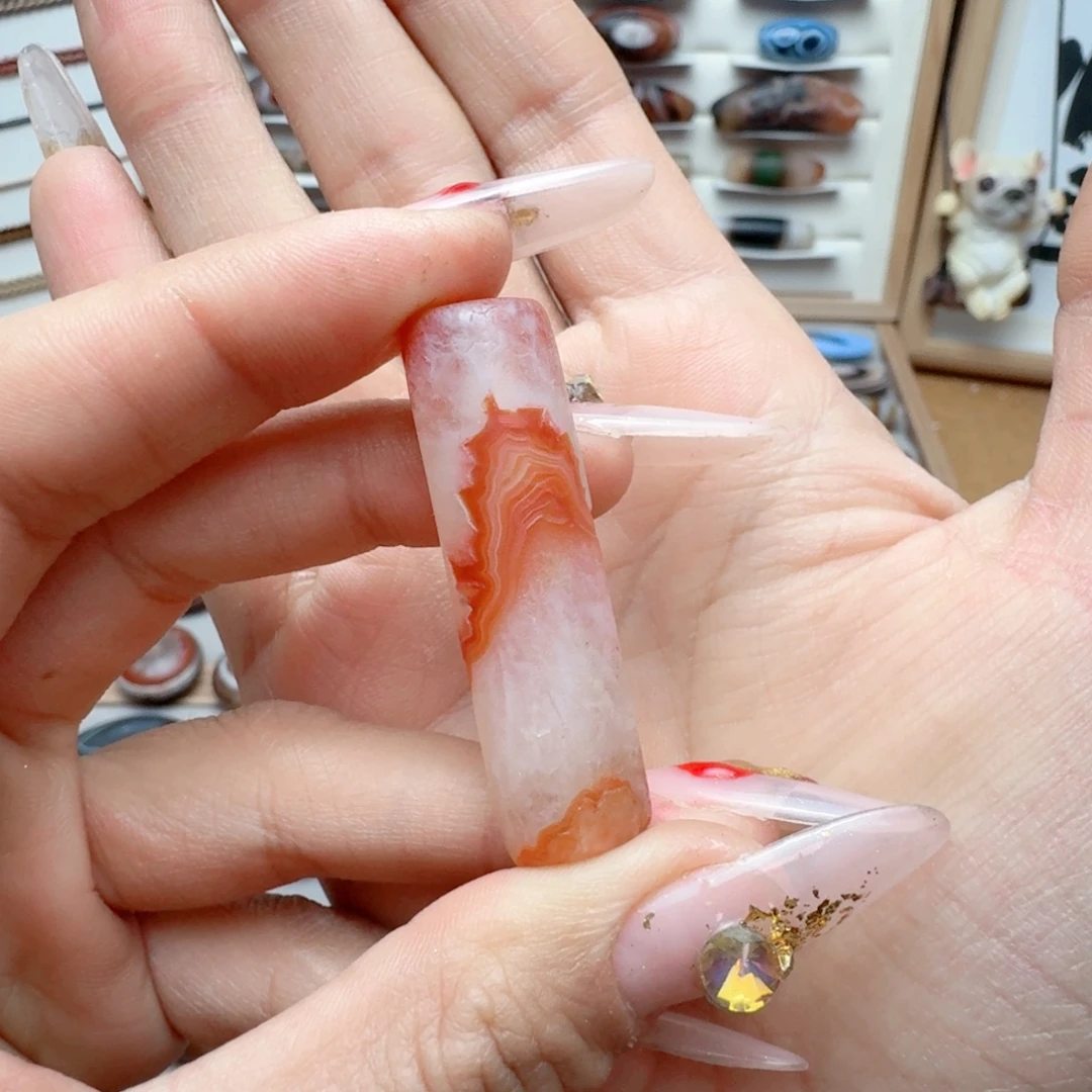 玛瑙/玉髓未镶嵌锁骨