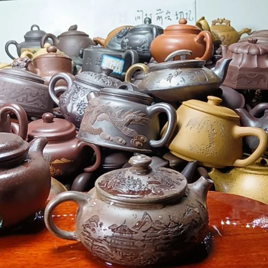 茶壶紫砂宜兴原矿沉香泥柴烧手工250cc紫砂壶