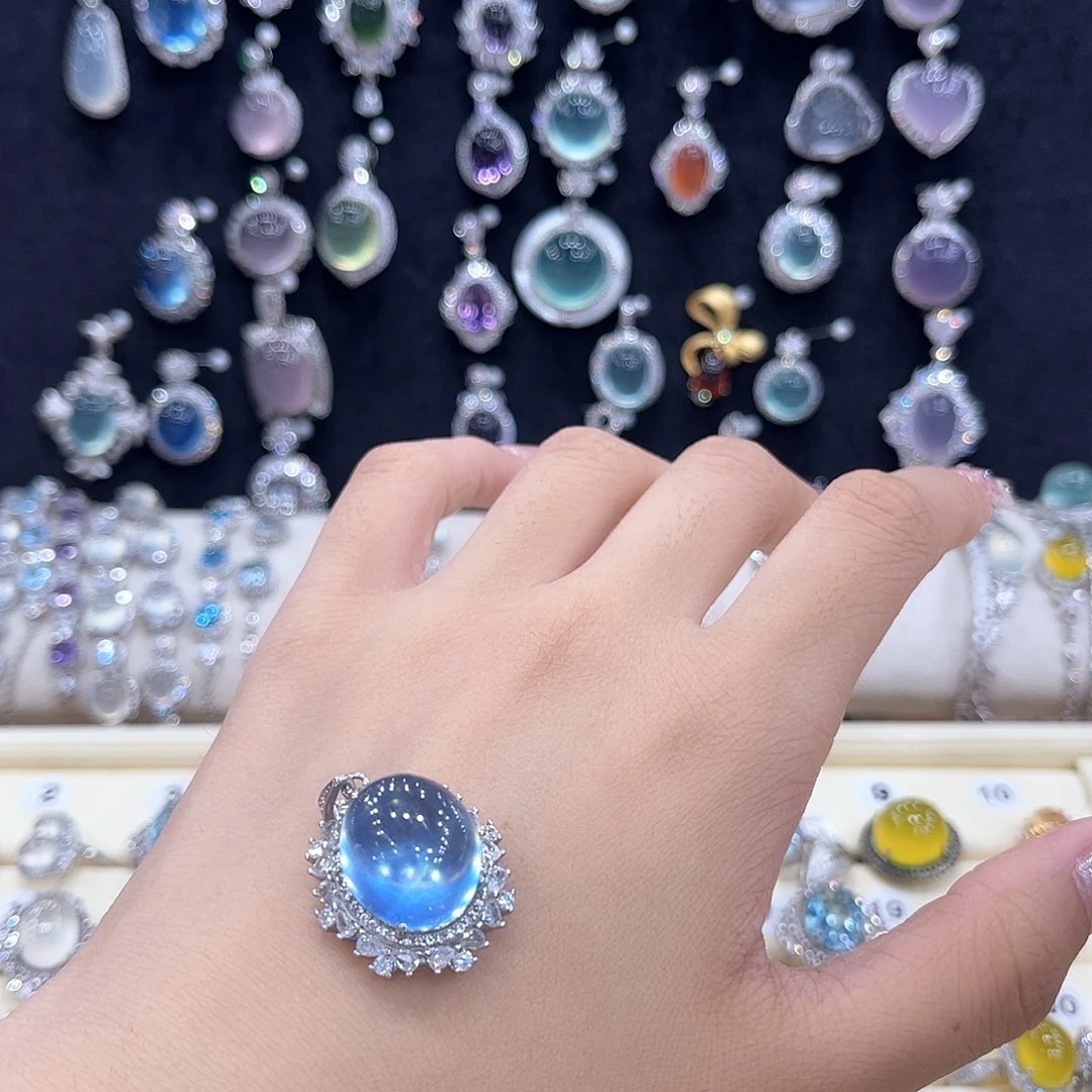 蛇纹石玉银S925镶嵌吊坠✨**咕