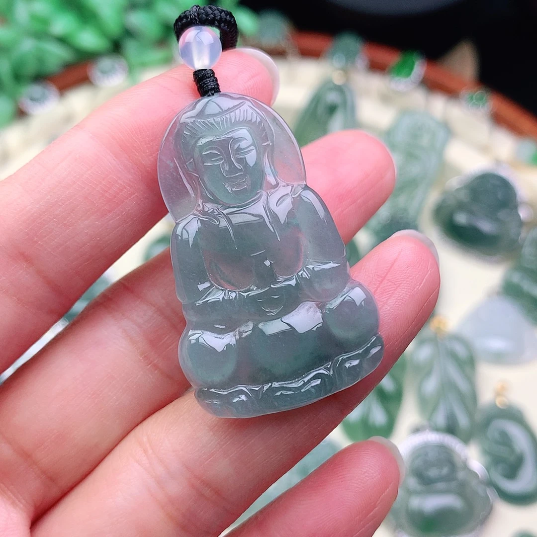 颈饰未镶嵌翡翠吊坠