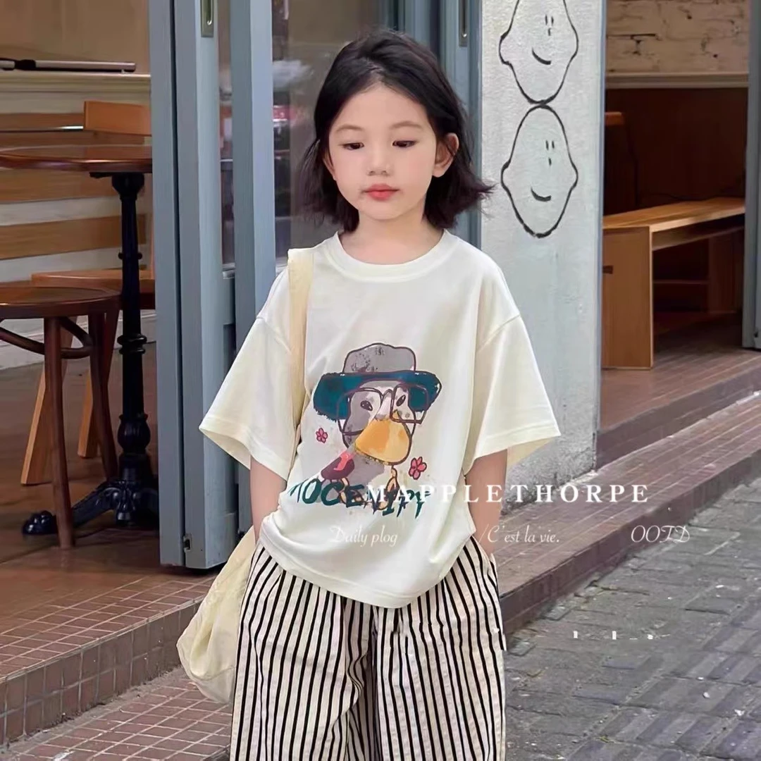 S0256儿童趣味图案印花T恤