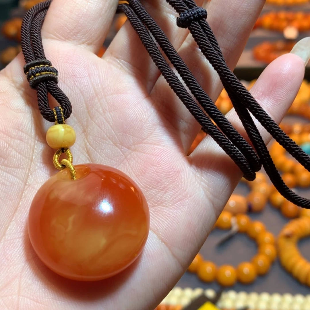 【闪购商品】蜜蜡吊坠(赠链)未镶嵌