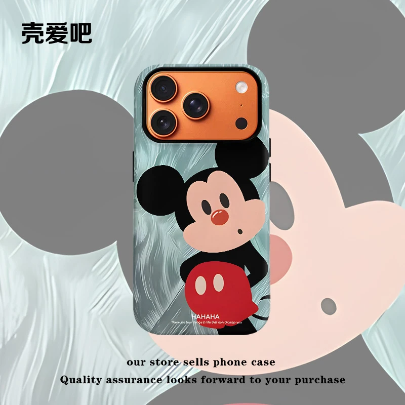 米奇磁吸菲林二合一防摔手机壳适用华为苹果17vivo小米17OPPO