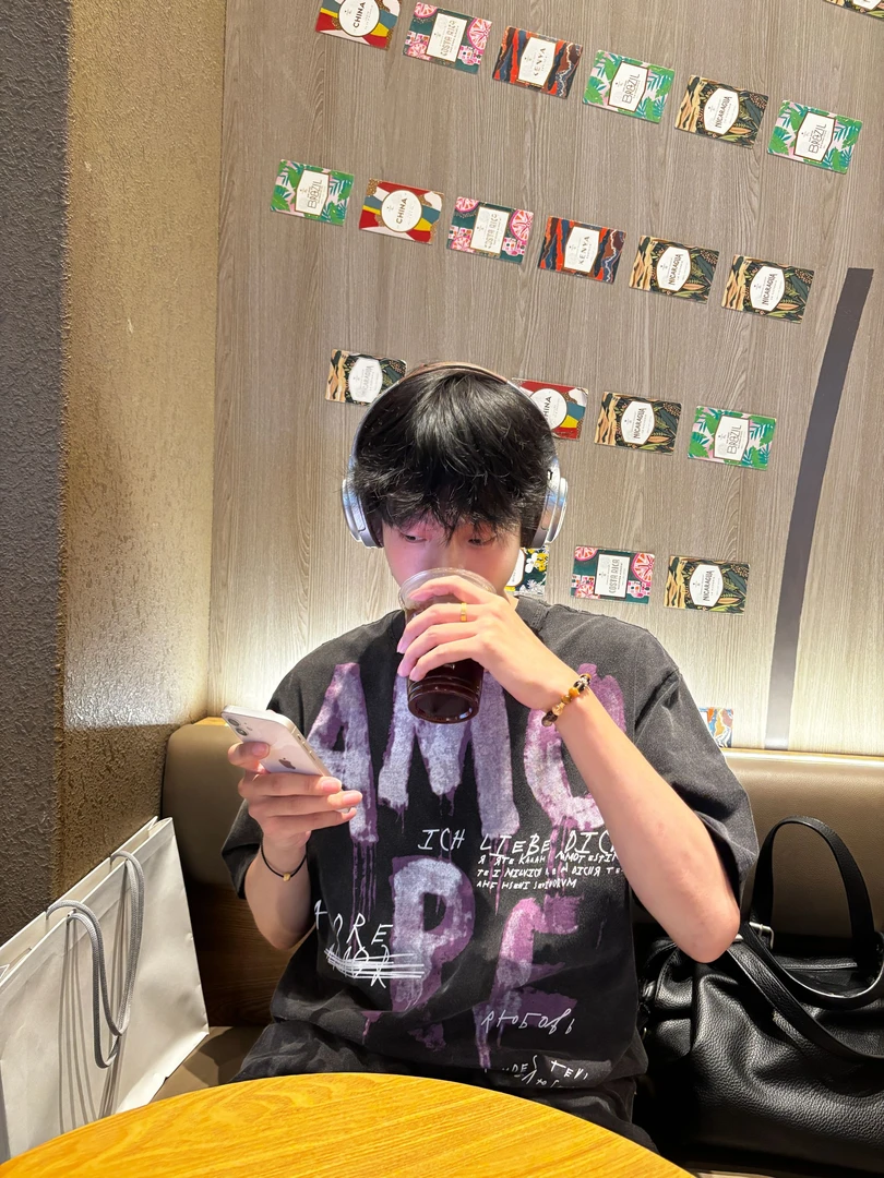 【曼森同款】重磅水洗 VINTAGE 美式潮牌宽松情侣百搭短袖T恤