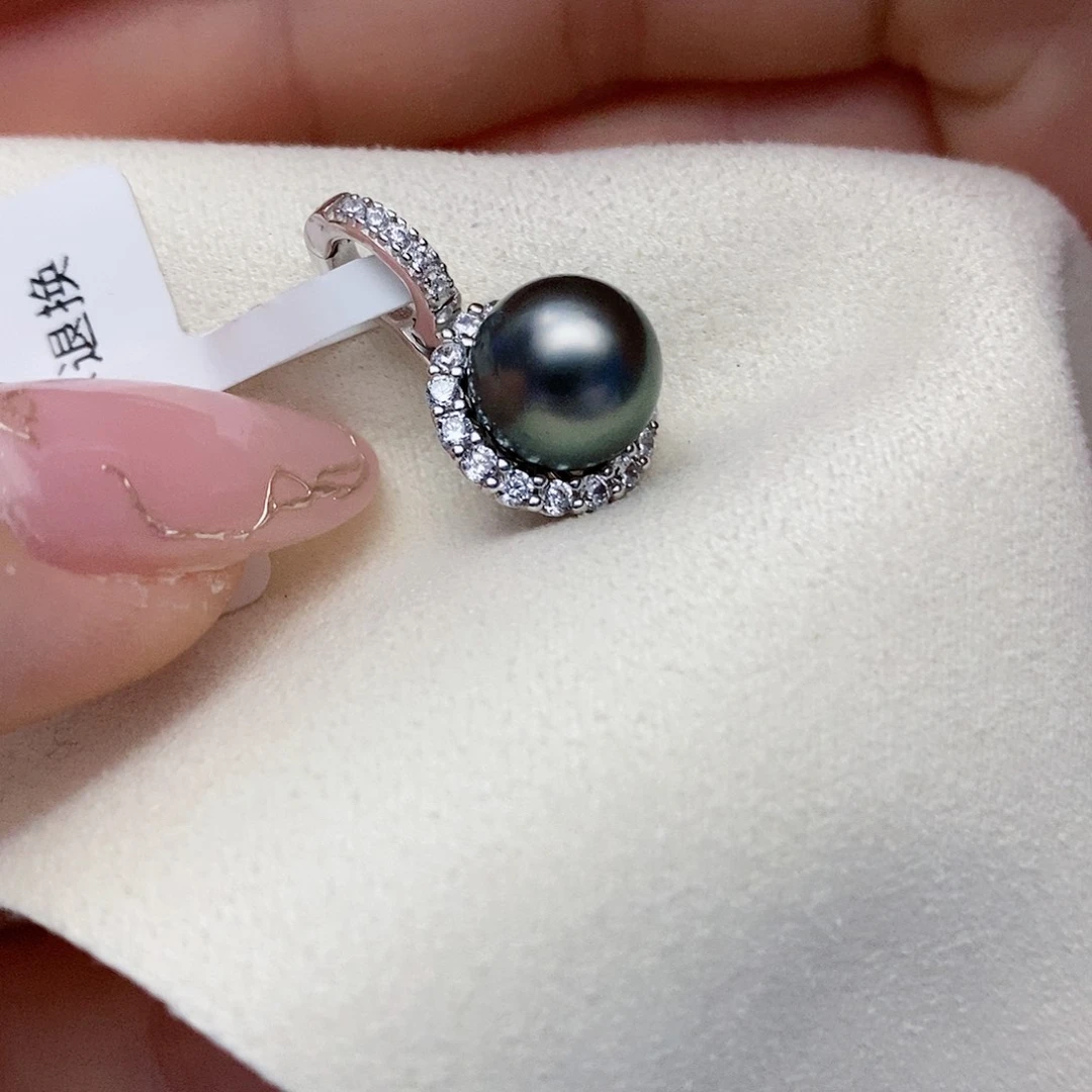 【闪购商品】海水珍珠颈饰银S925镶嵌9