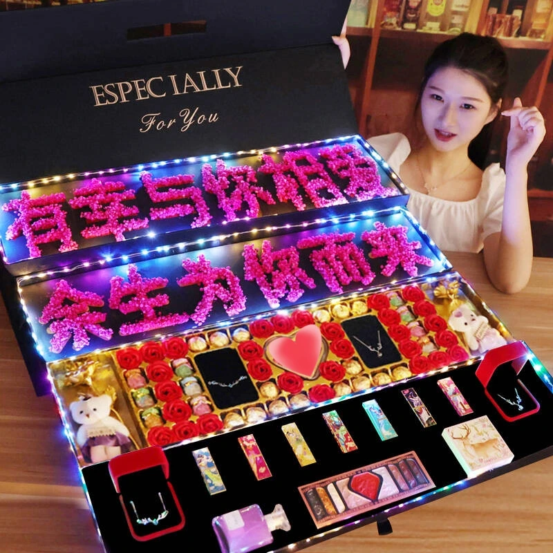 三八女神节生日礼物送女生女朋友老婆媳妇对象特别浪漫惊喜仪式感