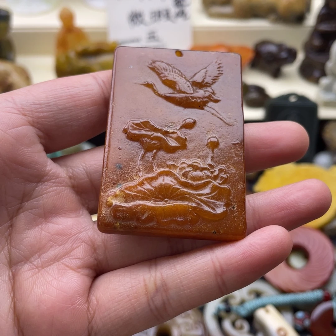 未镶嵌蛇纹石玉颈饰18