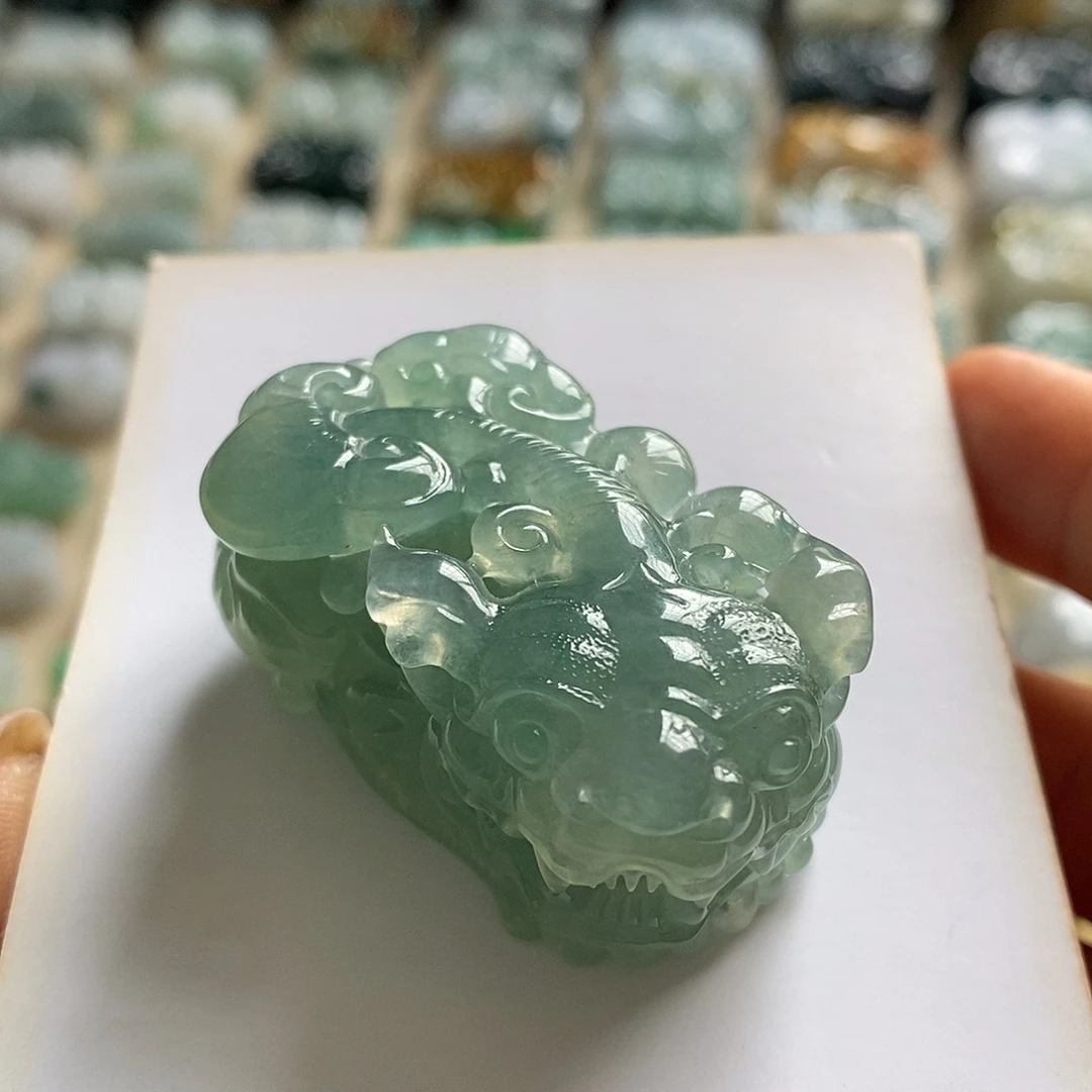 颈饰未镶嵌翡翠天然翡翠貔貅吊坠