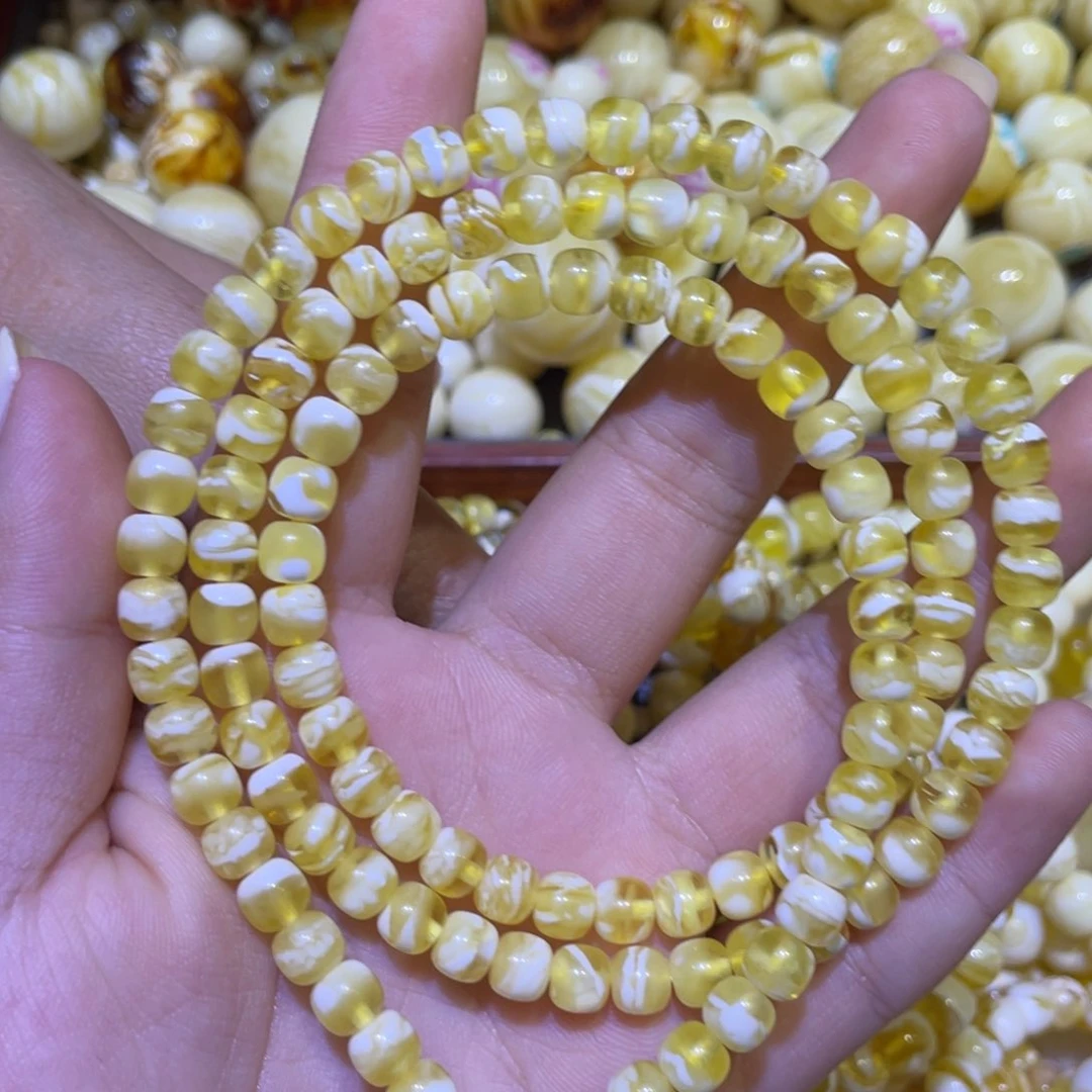 蜜蜡未镶嵌珠宝奇石6.5m