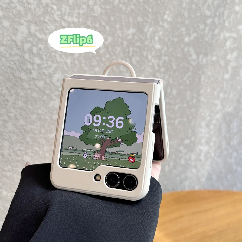 液态硅胶一体壳指环适用三星zflip6手机壳新款zflip7/5/4/3新网红