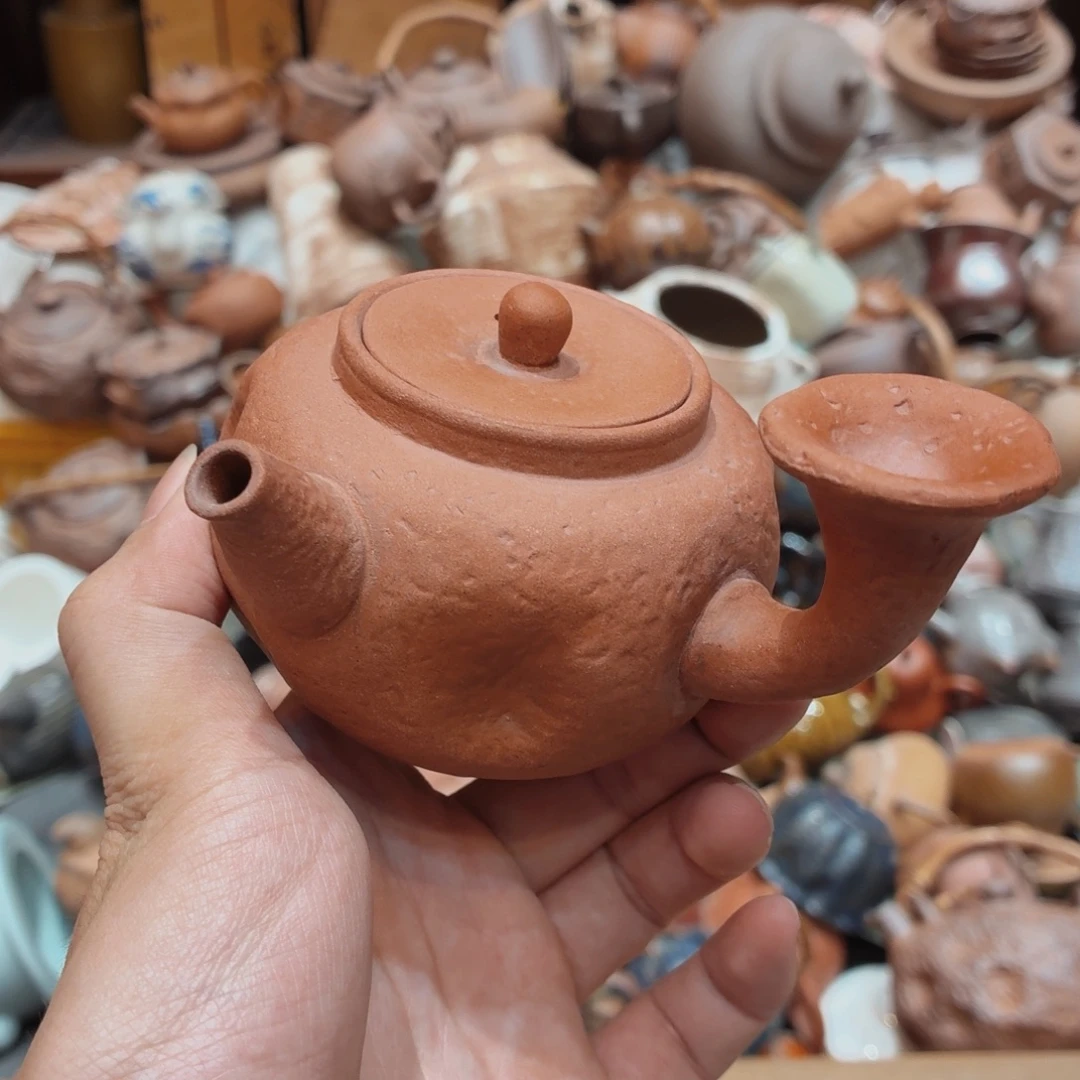 柴烧老岩泥高温茶器皿
